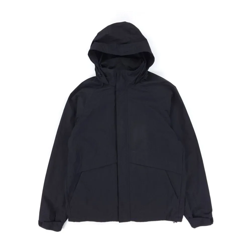 UNIQLO Windproof Stand Collar Blouson Soft Shell Hoodie Jacket Gorpcore Minimal - Picture 6 of 13